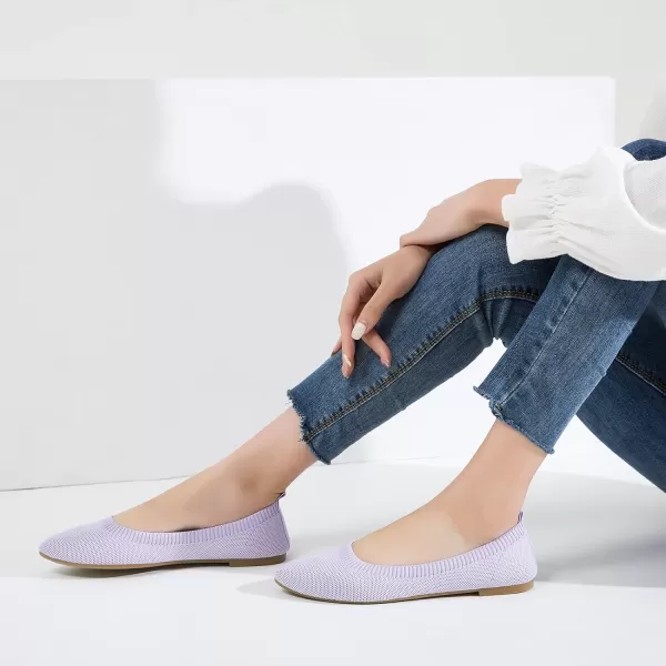 BABUDOG Women's Mesh Flats Shoes Pointed-Toe Dress Shoes for Women Black Flats Shoes Comfortable Memory Foam Flats Shoes