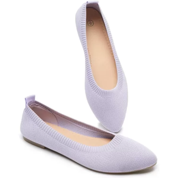 BABUDOG Women's Mesh Flats Shoes Pointed-Toe Dress Shoes for Women Black Flats Shoes Comfortable Memory Foam Flats Shoes