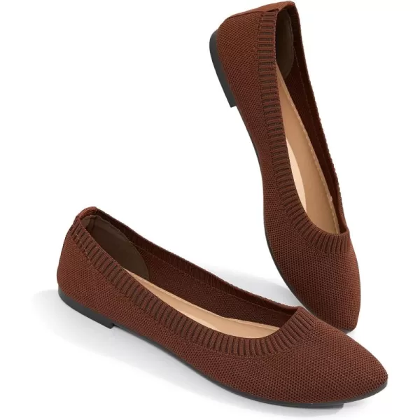 BABUDOG Women's Mesh Flats Shoes Pointed-Toe Dress Shoes for Women Black Flats Shoes Comfortable Memory Foam Flats Shoes