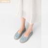 imageHEAWISH Womens Ballet Flat Daisy Round Toe Dress Shoes Casual Slip On Rope LoaferBlue