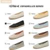 imageHEAWISH Womens Ballet Flat Daisy Round Toe Dress Shoes Casual Slip On Rope LoaferYellow