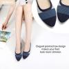 imageHEAWISH Womens Ballet Flat Flats Shoes Comfortable Mesh Pointed Toe Slip On Dress ShoesBlueOriginal
