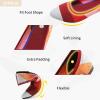 imageHEAWISH Womens Ballet Flat Flats Shoes Comfortable Mesh Pointed Toe Slip On Dress ShoesRed Combo