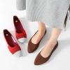 imageHEAWISH Womens Ballet Flat Flats Shoes Comfortable Mesh Pointed Toe Slip On Dress ShoesRed Combo