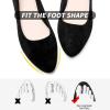 imageHEAWISH Womens Black Flats Shoes Comfortable Suede Pointed Toe Slip On Casual Ballet Flats Dress Shoes Nude FlatsBlack