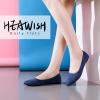 imageHEAWISH Womens Black Flats Shoes Comfortable Suede Pointed Toe Slip On Casual Ballet Flats Dress Shoes Nude FlatsNavy