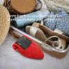 imageHEAWISH Womens Black Flats Shoes Comfortable Suede Pointed Toe Slip On Casual Ballet Flats Dress Shoes Nude FlatsRed