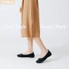 imageHEAWISH Womens Flats Shoes Comfortable Crochet Lace Mesh Round Toe Slip On Casual Ballet Flats Dress ShoesNavy