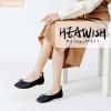 imageHEAWISH Womens Flats Shoes Comfortable Crochet Lace Mesh Round Toe Slip On Casual Ballet Flats Dress ShoesNavy