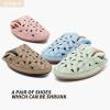 imageHEAWISH Womens Floral Ballet Flats for Women Black Beige Slip On Flowers PU Leather Round Toe Dress ShoesChocolate