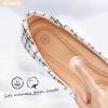 imageHEAWISH Womens Round Toe Flats Shoes Ballet Flats Dressy Comfortable White Green Flats for WomenWhite