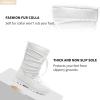 imageHEAWISH Womens Winter Snow Boot Fur Lined Mid Calf Warm BootsWhite
