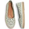 imageHEAWISH Womens Ballet Flat Daisy Round Toe Dress Shoes Casual Slip On Rope LoaferGreen