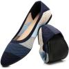 imageHEAWISH Womens Ballet Flat Flats Shoes Comfortable Mesh Pointed Toe Slip On Dress ShoesBlueOriginal