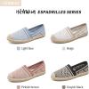 imageHEAWISH Ballet Flats for Women Loafer Slip on ShoesBreathable Womens Shoes Dressy Casual Espadrilles for Women Rope Loafer FlatsPink