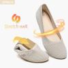 imageHEAWISH Comfortable Round Toe Flats Shoes Women Slip On Ballet Flats for Women Casual Womens Flats for WalkingBeige Grey