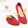 imageHEAWISH Comfortable Round Toe Flats Shoes Women Slip On Ballet Flats for Women Casual Womens Flats for WalkingRed