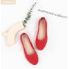 imageHEAWISH Comfortable Round Toe Flats Shoes Women Slip On Ballet Flats for Women Casual Womens Flats for WalkingRed