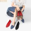 imageHEAWISH Womens Flats Shoes Pointed Toe Ballet Flats Dressy ComfortableBlack