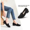 imageHEAWISH Womens Loafers Slip on Low Heel ShoesClosed Toe Pumps Dress ShoesCasual Loafer Work Flats Wedding ShoeBlack
