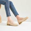 imageHEAWISH Womens Loafers Slip on Low Heel ShoesClosed Toe Pumps Dress ShoesCasual Loafer Work Flats Wedding ShoePink