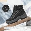 image:imageHEAWISH Womens Winter BootsBrown Non Slip Combat BootsWarm Fur Lined comfortable Snow Ankle Boot For WomenBlack