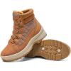 image:imageHEAWISH Womens Winter BootsBrown Non Slip Combat BootsWarm Fur Lined comfortable Snow Ankle Boot For WomenBrown