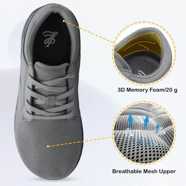 LeIsfIt Mens Dress Shoes Wide Toe Walking Shoes Minimalist Barefoot Shoes Casual Sneakers Breathable Zero Drop Shoes