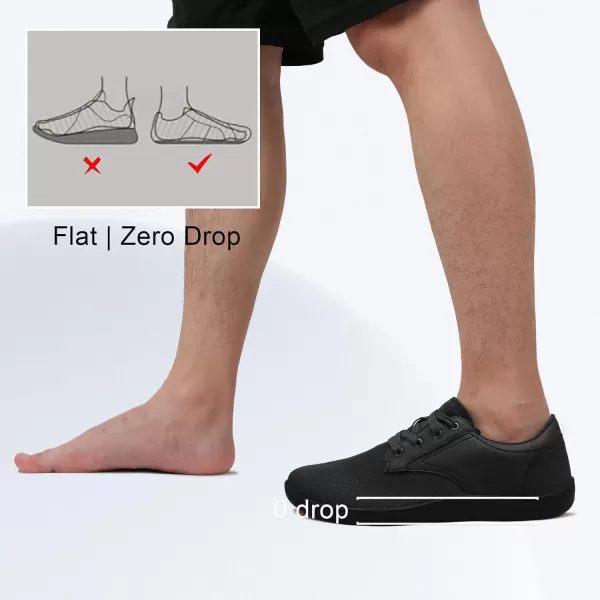 LeIsfIt Mens Dress Shoes Wide Toe Walking Shoes Minimalist Barefoot Shoes Casual Sneakers Breathable Zero Drop Shoes