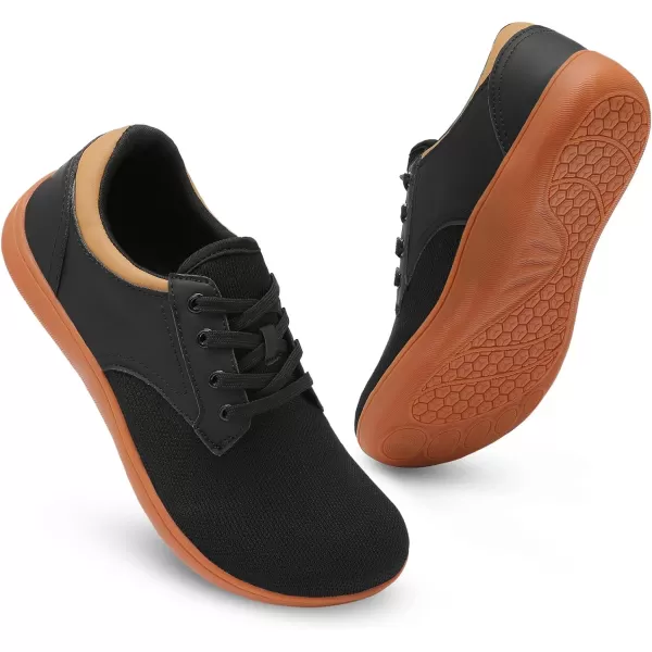LeIsfIt Mens Dress Shoes Wide Toe Walking Shoes Minimalist Barefoot Shoes Casual Sneakers Breathable Zero Drop Shoes