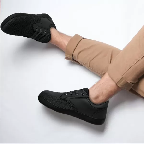 LeIsfIt Mens Dress Shoes Wide Toe Walking Shoes Minimalist Barefoot Shoes Casual Sneakers Breathable Zero Drop Shoes