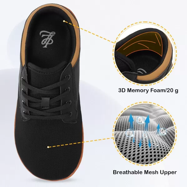 LeIsfIt Mens Dress Shoes Wide Toe Walking Shoes Minimalist Barefoot Shoes Casual Sneakers Breathable Zero Drop Shoes