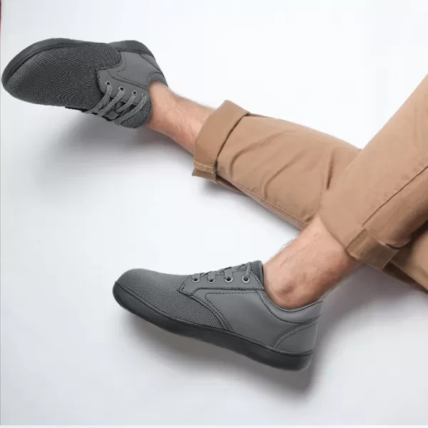 LeIsfIt Mens Dress Shoes Wide Toe Walking Shoes Minimalist Barefoot Shoes Casual Sneakers Breathable Zero Drop Shoes