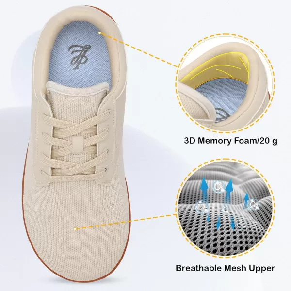 LeIsfIt Mens Dress Shoes Wide Toe Walking Shoes Minimalist Barefoot Shoes Casual Sneakers Breathable Zero Drop Shoes