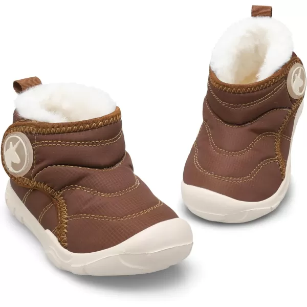 LeIsfIt Toddler Boots Girls Boys Winter Boots Cozy Fleece Snow Boots Indoor Outdoor Warm Shoes