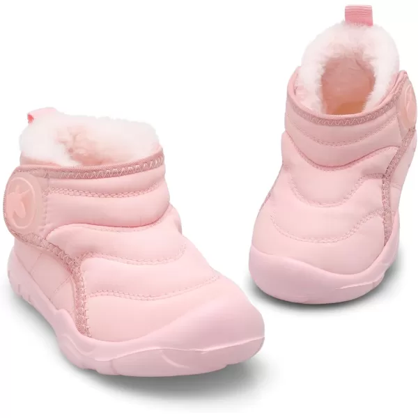 LeIsfIt Toddler Boots Girls Boys Winter Boots Cozy Fleece Snow Boots Indoor Outdoor Warm Shoes