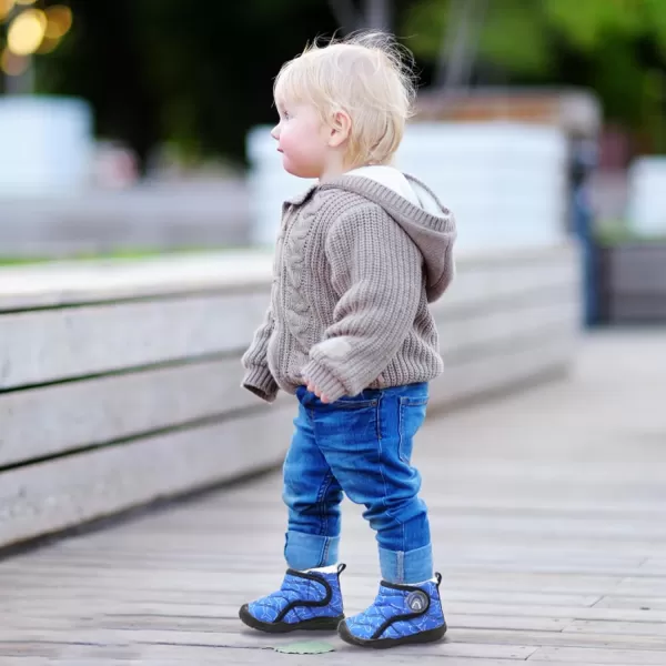 LeIsfIt Toddler Boots Girls Boys Winter Boots Cozy Fleece Snow Boots Indoor Outdoor Warm Shoes