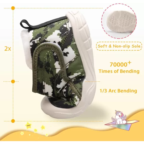 LeIsfIt Toddler Boots Girls Boys Winter Boots Cozy Fleece Snow Boots Indoor Outdoor Warm Shoes