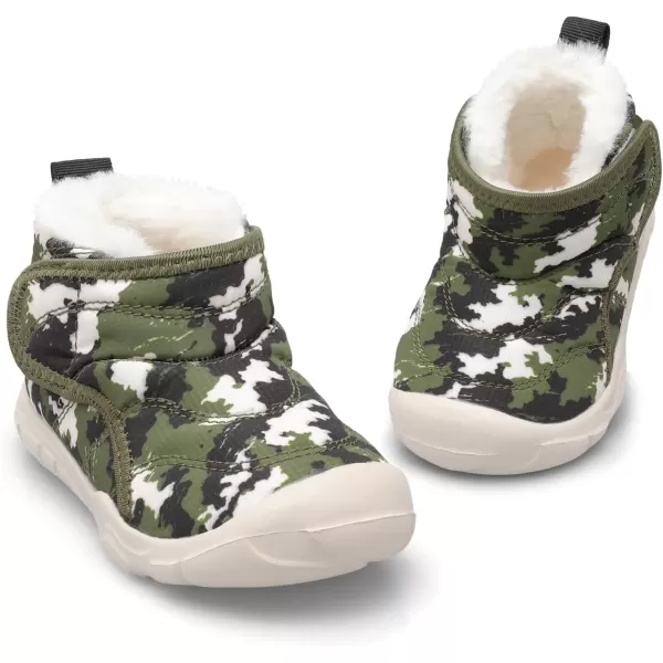 LeIsfIt Toddler Boots Girls Boys Winter Boots Cozy Fleece Snow Boots Indoor Outdoor Warm Shoes
