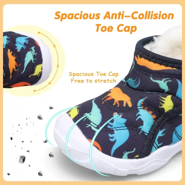 LeIsfIt Toddler Boots Girls Boys Winter Boots Cozy Fleece Snow Boots Indoor Outdoor Warm Shoes