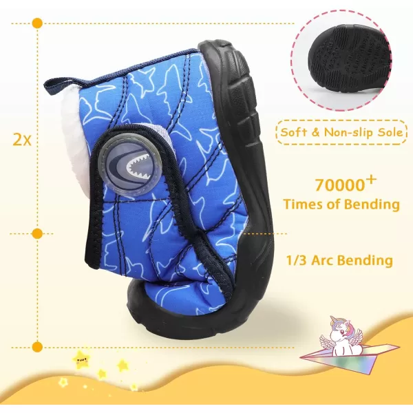 LeIsfIt Toddler Boots Girls Boys Winter Boots Cozy Fleece Snow Boots Indoor Outdoor Warm Shoes