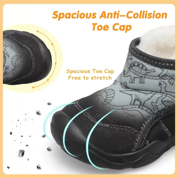 LeIsfIt Toddler Boots Girls Boys Winter Boots Cozy Fleece Snow Boots Indoor Outdoor Warm Shoes