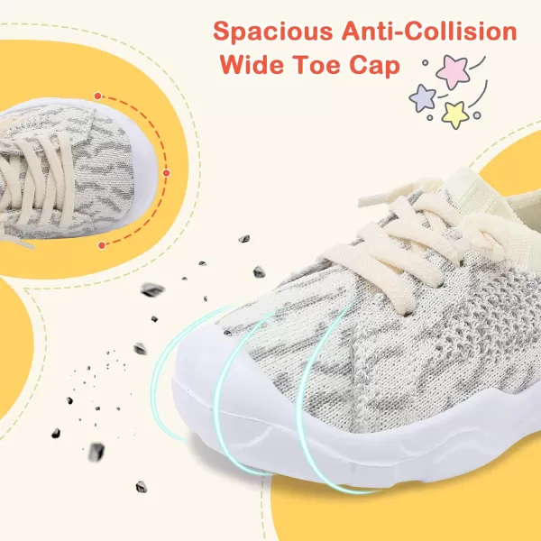 LeIsfIt Toddler Shoes Boys Girls Barefoot Shoes Kids Breathable Sneakers Tennis Shoes Slip on Shoes