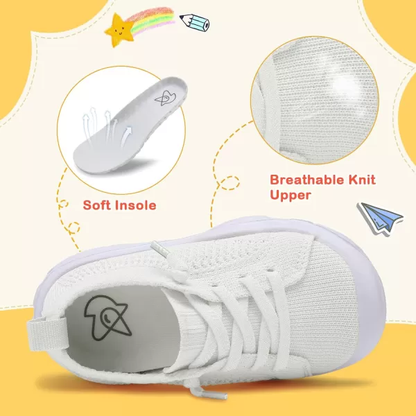 LeIsfIt Toddler Shoes Boys Girls Barefoot Shoes Kids Breathable Sneakers Tennis Shoes Slip on Shoes