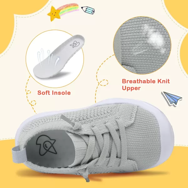 LeIsfIt Toddler Shoes Boys Girls Barefoot Shoes Kids Breathable Sneakers Tennis Shoes Slip on Shoes