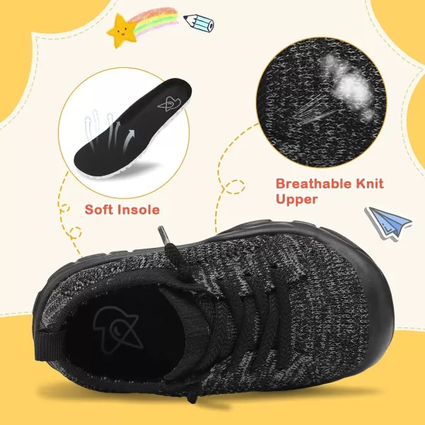 LeIsfIt Toddler Shoes Boys Girls Barefoot Shoes Kids Breathable Sneakers Tennis Shoes Slip on Shoes