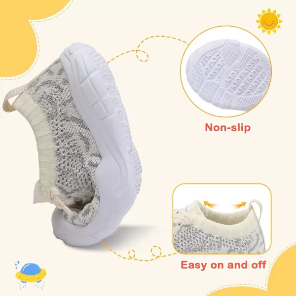 LeIsfIt Toddler Shoes Boys Girls Barefoot Shoes Kids Breathable Sneakers Tennis Shoes Slip on Shoes