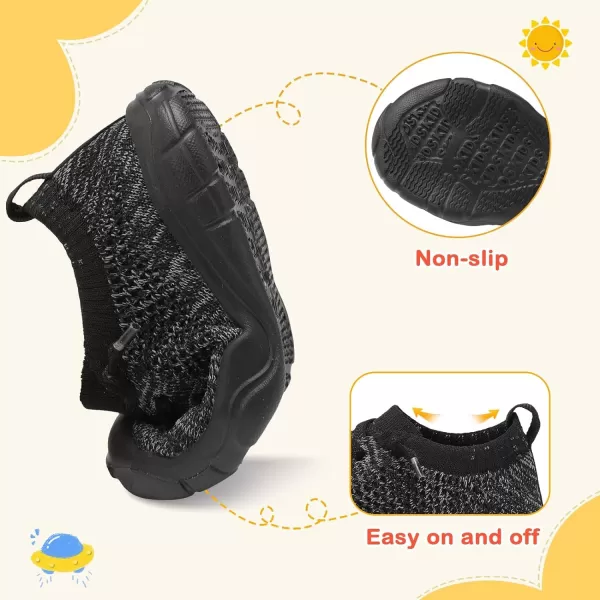 LeIsfIt Toddler Shoes Boys Girls Barefoot Shoes Kids Breathable Sneakers Tennis Shoes Slip on Shoes
