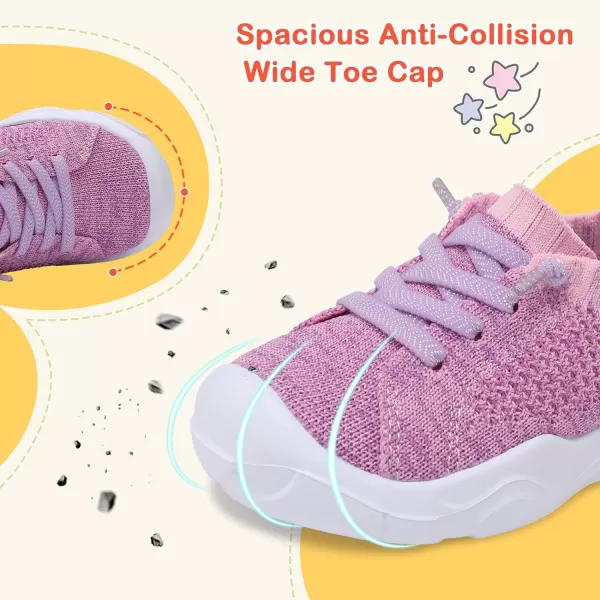LeIsfIt Toddler Shoes Boys Girls Barefoot Shoes Kids Breathable Sneakers Tennis Shoes Slip on Shoes