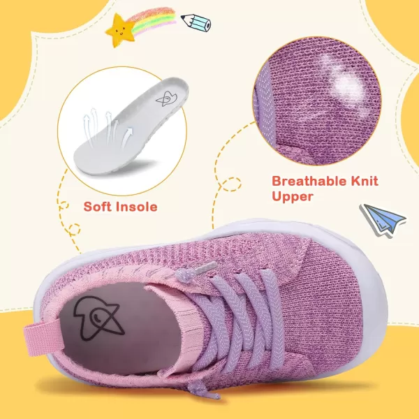 LeIsfIt Toddler Shoes Boys Girls Barefoot Shoes Kids Breathable Sneakers Tennis Shoes Slip on Shoes